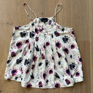 Lumiere flowy relaxed tank top in floral print